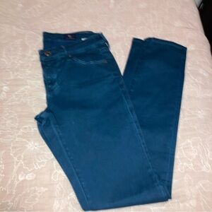 AG Adriano Goldschmied Teal Skinny Jeans